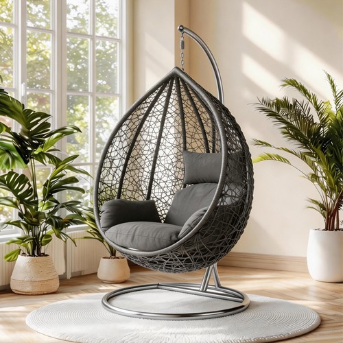 Rattan egg chair swing outdoor - rattan,