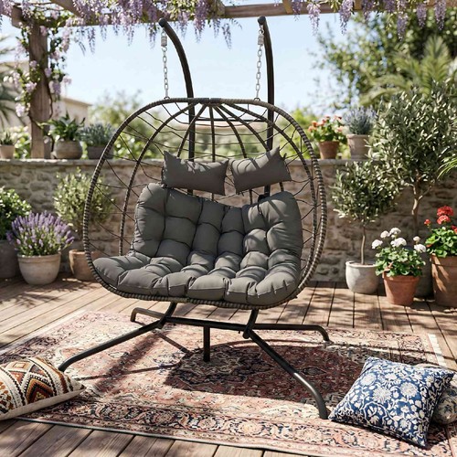 Hanging egg chair - egg, double