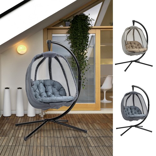 Hanging egg chair folded - hanging,