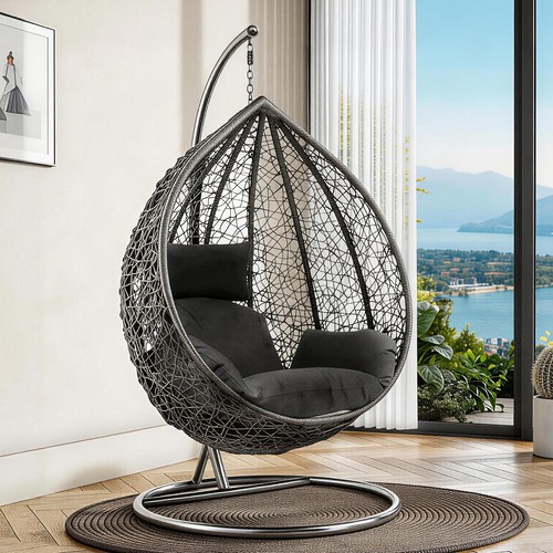 Hanging rattan egg chair - rattan,