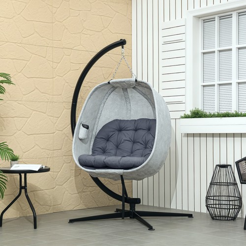 Outsunny hanging egg chair - hanging,