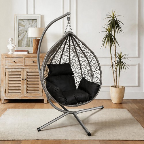 Rattan garden hanging - garden,