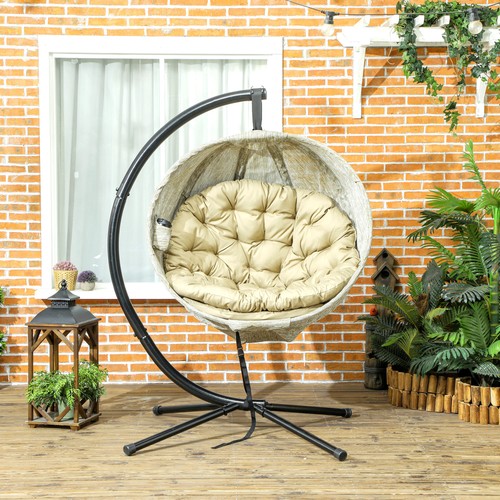 Outsunny hanging egg chair - hanging,